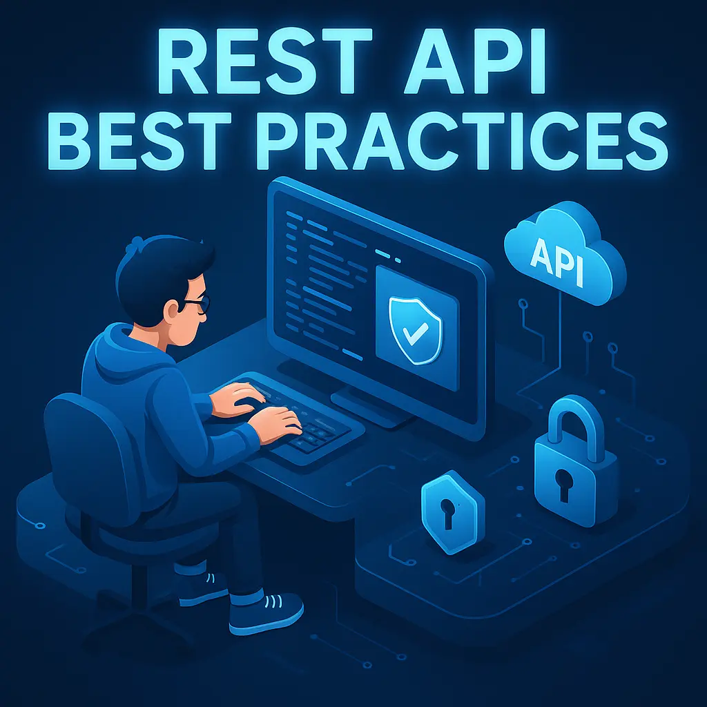 Image of A Developer Applying REST API Security Best Practices